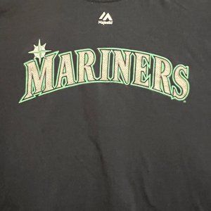 Navy Seattle Mariners Short Sleeve T-Shirt
